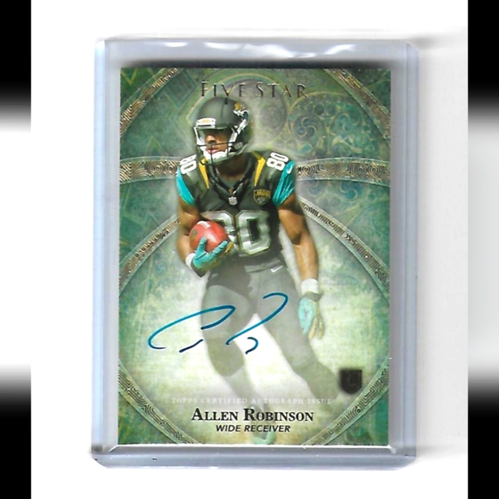 Allen Robinson 2012 Topps Five Star Rookie Autographed NFL Football Card